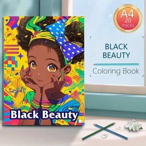 Black Beauty Coloring Book (SKU #0407)
